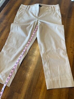 The Limited Beige Straight-Leg Dress capri women’s size 10